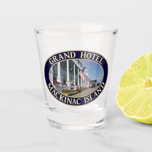 Grand Hotel Mackinac Island, Michigan Schnapsglas (Vorderseite)