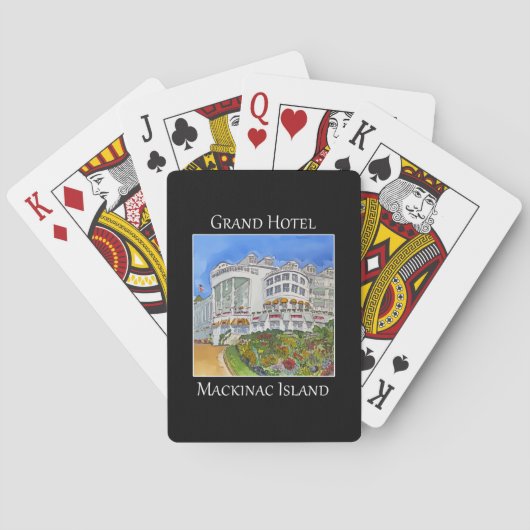 Grand Hotel Mackinac Island Spielkarten (Rückseite)