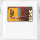 Grand Hotel Modern Bergano Italien Rechteckiger Aufkleber (Tasche)