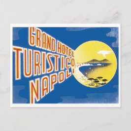 Grand Hotel Turistici Napoli Italien Europa Vintag Postkarte