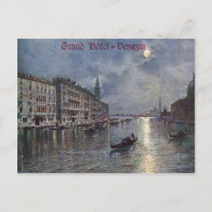 Grand Hotel Venezia Vintage-Postkarte Postkarte