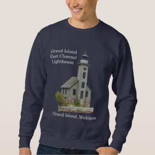 Grand Island East Channel Lighthouse dark shirt