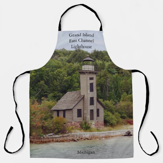 Grand Island East Channel Lighthouse Schürze (Vorderseite)