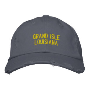 Grand Isle, Louisiana bestickte Cap Baseballkappe