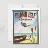 Grand Isle, Louisiana Reiseplakat (Vorderseite)