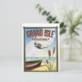 Grand Isle, Louisiana Reiseplakat (Stehend Vorderseite)