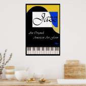 Grand Jazz Piano Poster (Küche)