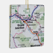 Grand Junction CO Map Keramikornament (Rechts)