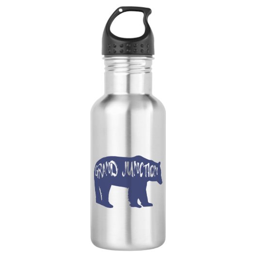Grand Junction Colorado Bär Edelstahlflasche (Vorderseite)