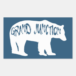 Grand Junction Colorado Bär Rechteckiger Aufkleber