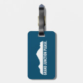 Grand Junction Colorado Bitte Gepäckanhänger (Rückseite vertikal)