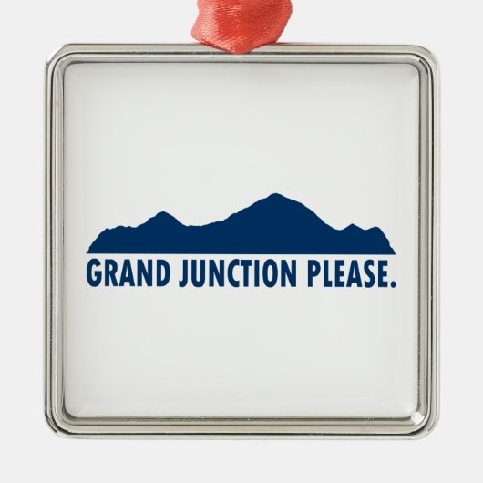 Grand Junction Colorado Bitte Ornament Aus Metall (Vorne)