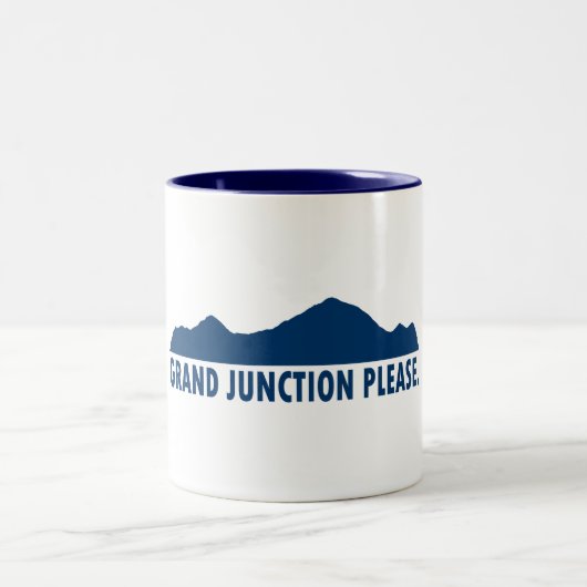 Grand Junction Colorado Bitte Zweifarbige Tasse (Mittel)