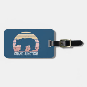 Grand Junction Colorado Retro Bär Gepäckanhänger