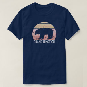 Grand Junction Colorado Retro Bär T-Shirt
