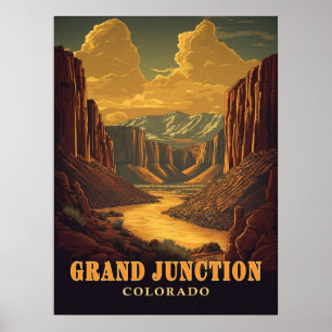 Grand Junction, Colorado Vintage Poster