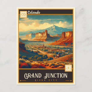 Grand Junction, Colorado Vintage Postkarte