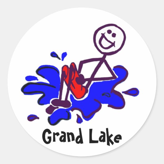 Grand Lake Cannonball Stickers (Vorderseite)