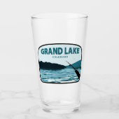 Grand Lake Colorado Angelrute Glas (Vorderseite)