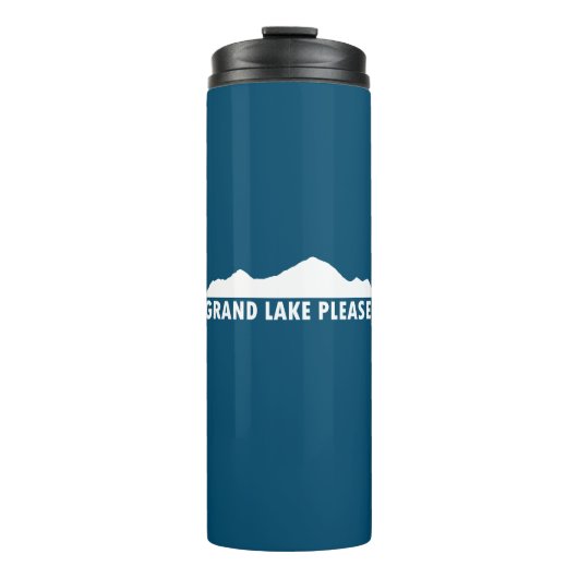 Grand Lake Colorado Bitte Thermosbecher (Vorderseite)