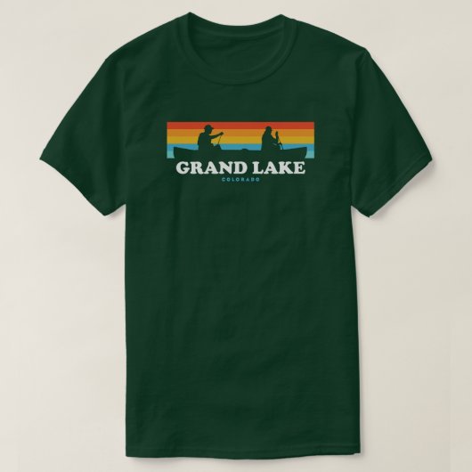 Grand Lake Colorado Canoe T-Shirt (Design vorne)