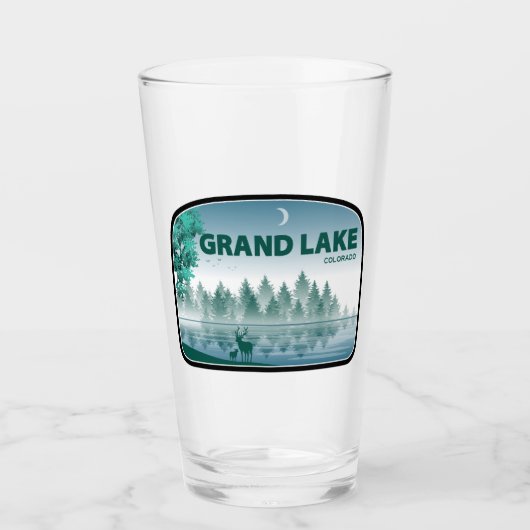 Grand Lake Colorado Deer Glas (Vorderseite)