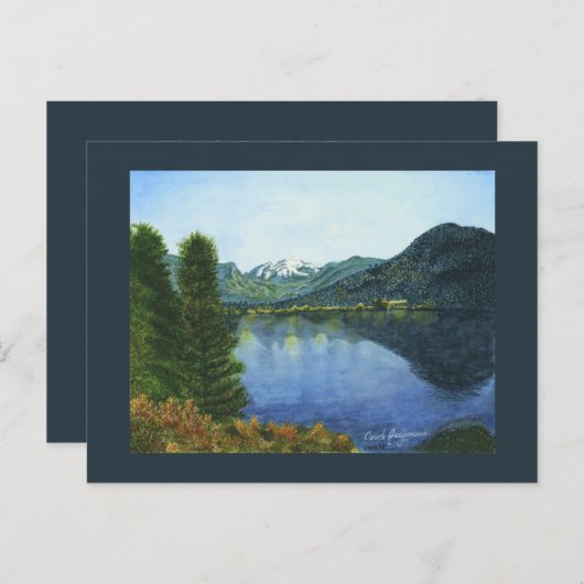 Grand Lake, Colorado Mini Collectible Prints Postkarte (Vorne/Hinten)
