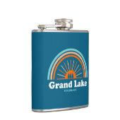 Grand Lake Colorado Rainbow Flachmann (Rechts)