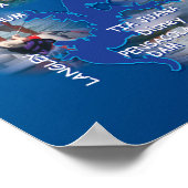 Grand Lake OK Foto Karte 19 Poster (Ecke)