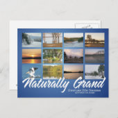 Grand Lake Oklahoma Postkarte (Vorne/Hinten)