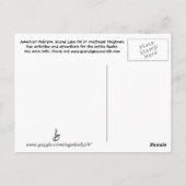 Grand Lake Oklahoma Postkarte pelican 16v1 (Rückseite)