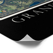 Grand Lake O'the Cherokees Oklahoma Satellite Poster (Ecke)