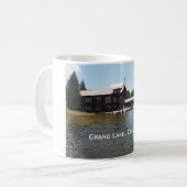 Grand Lake Yacht Club in Grand Lake, Colorado Kaffeetasse (Vorderseite Links)