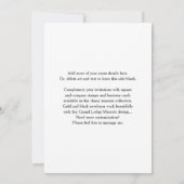 Grand Lodge Masonic Einladungen | Lila und Gold (Rückseite)