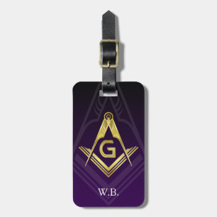 Grand Lodge Masonic Luggage Tags   Freimaurer Gepäckanhänger