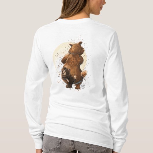 Grand Mama Bear Front und Back T-Shirt (Rückseite)