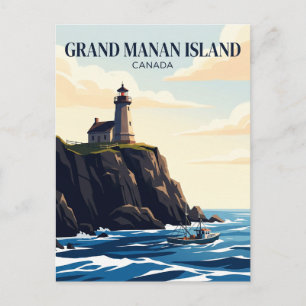 Grand Manan Island Kanada Postkarte