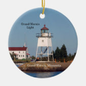 Grand Marais Light Circle Ornament (Vorne)