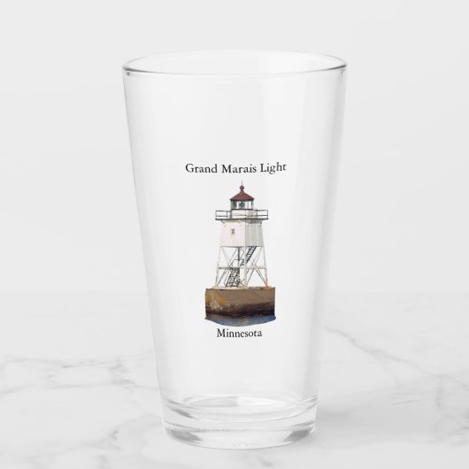 Grand Marais Light MN Glas (Vorderseite)