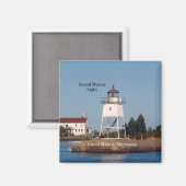 Grand Marais Light MN-Magnet Magnet (Vorderseite/Rückseite)