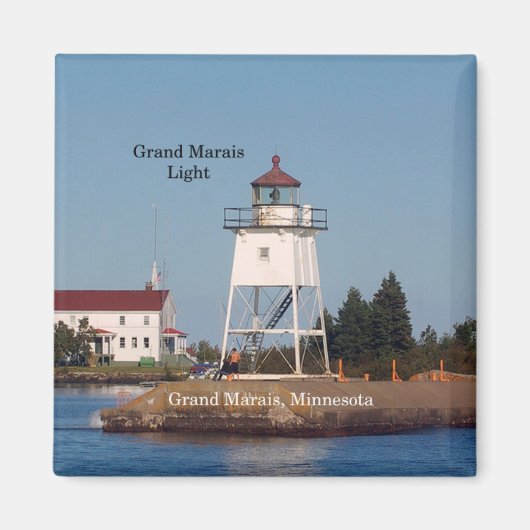 Grand Marais Light MN-Magnet Magnet (Vorne)