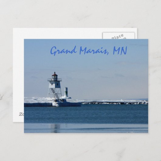 Grand Marais Postcard Postkarte (Vorne/Hinten)