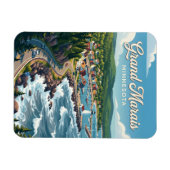 Grand Marais USA Magnet (Horizontal)