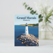 Grand Marais USA Postkarte (Stehend Vorderseite)