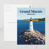 Grand Marais USA Postkarte (Vorne/Hinten)