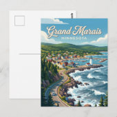 Grand Marais USA Postkarte (Vorne/Hinten)