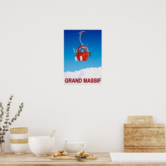 Grand Massif Poster (Küche)