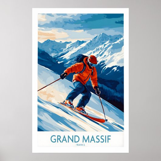 Grand Massif Poster France 1 (Vorne)