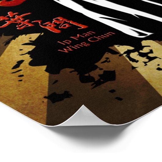 Grand Master Ip Man - Wing Chun Kung Fu Poster (Ecke)