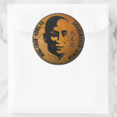 Grand Master Ip Man - Wing Chun Kung Fu Runder Aufkleber (Tasche)